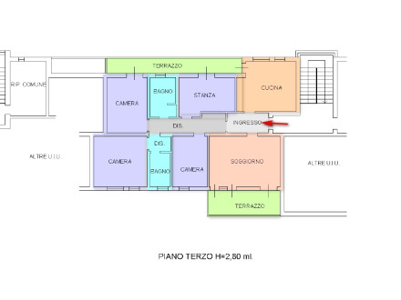 Appartamento 4 camere + in 8258